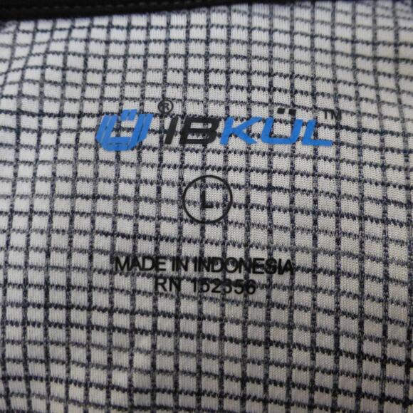 Ibkul Sweatshirt Mens Large Gray 1/4 Zip Pullover Thermal Golf Hiking Outdoor - Picture 6 of 9